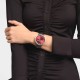 SWATCH SCARLET SHIMMER Unisex Ασημί Ανοξείδωτο Ατσάλι μπρασελέ SB07S104G