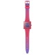 SWATCH SQUARELY BERRY Ρολόι Unisex Ροζ Βιολογικής Προέλευσης λουράκι SO34R700 SWATCH SQUARELY BERRY Ρολόι Unisex Ροζ Βιολογικής Προέλευσης λουράκι SO34R700