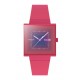 SWATCH SQUARELY BERRY Ρολόι Unisex Ροζ Βιολογικής Προέλευσης λουράκι SO34R700 SWATCH SQUARELY BERRY Ρολόι Unisex Ροζ Βιολογικής Προέλευσης λουράκι SO34R700