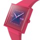 SWATCH SQUARELY BERRY Ρολόι Unisex Ροζ Βιολογικής Προέλευσης λουράκι SO34R700 SWATCH SQUARELY BERRY Ρολόι Unisex Ροζ Βιολογικής Προέλευσης λουράκι SO34R700