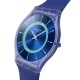 SWATCH JAMMY GRAPE DREAM Ρολόι Μπλε Λουράκι Σιλικόνης SS08I100