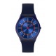 SWATCH VERY JAZZY BERRY Ρολόι Μπλε/Μπορντό Λουράκι Σιλικόνης SS08N117