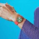 SWATCH MINTY MANGO DREAM Ρολόι Ροζ/Πορτοκαλί Λουράκι Σιλικόνης SS08P111