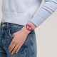 SWATCH SWEET STRAWBERRY DREAM Ρολόι Μωβ/Πορτοκαλί Λουράκι Σιλικόνης SS08V108
