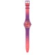SWATCH SWEET STRAWBERRY DREAM Ρολόι Μωβ/Πορτοκαλί Λουράκι Σιλικόνης SS08V108