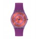 SWATCH SWEET STRAWBERRY DREAM Ρολόι Μωβ/Πορτοκαλί Λουράκι Σιλικόνης SS08V108