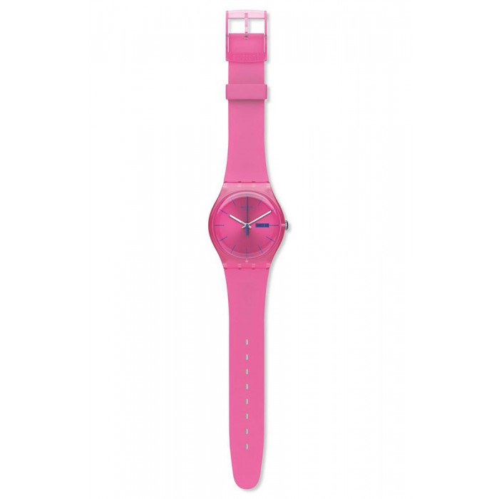 SWATCH PINK REBEL Ροζ Λουράκι Σιλικόνης SUOP700