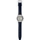 SWATCH DARKMEBLUE Unisex Ρολόι Χρονογράφος Μπλε Δερμάτινο Λουράκι YVS460 SWATCH DARKMEBLUE Unisex Ρολόι Χρονογράφος Μπλε Δερμάτινο Λουράκι YVS460