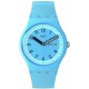 SWATCH PROUDLY BLUE Unisex Ρολόι Μπλε Λουράκι Σιλικόνης SO29S702