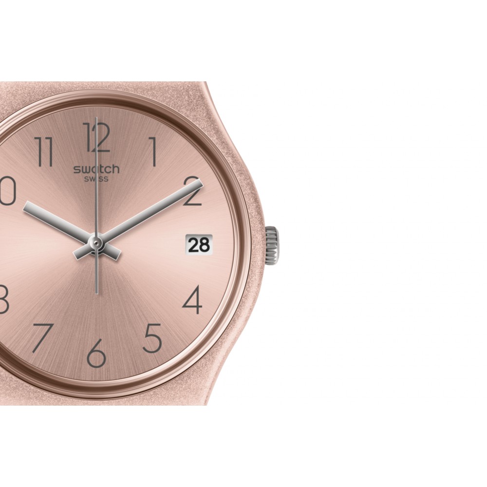 SWATCH PINKBAYA Ρολόι Ροζ Λουρί Σιλικόνης GP403