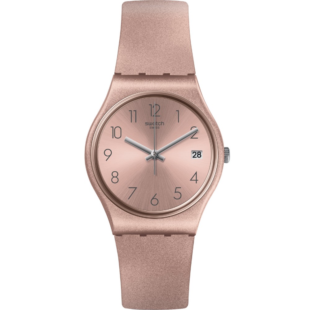 SWATCH PINKBAYA Ρολόι Ροζ Λουρί Σιλικόνης GP403
