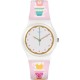 SWATCH HIGH TEAI Unisex Ρολόι Ροζ Λουράκι Σιλικόνης GW191