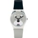 SWATCH SCHNAUTZI Unisex Ρολόι Μαύρο/Γκρι Λουράκι Σιλικόνης GW210