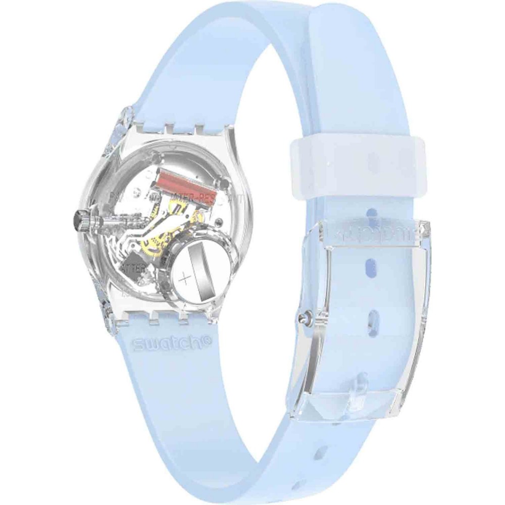 SWATCH CASUAL BLUE Γυναικείο-Παιδικό Ρολόι Μπλε Λουράκι  Σιλικόνης LK396