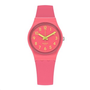 SWATCH BACK TO BIKO ROOSE Pink Rubber Strap LP131C