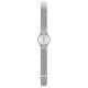 SWATCH METAL KNIT Ρολόι Γυναικείο Ασημί Ανοξείδωτο Ατσάλι μπρασελε SS08M100M