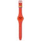 SWATCH PROUDLY RED Unisex Ρολόι Κόκκινο Λουράκι Σιλικόνης  SO29R705