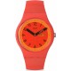 SWATCH PROUDLY RED Unisex Ρολόι Κόκκινο Λουράκι Σιλικόνης  SO29R705