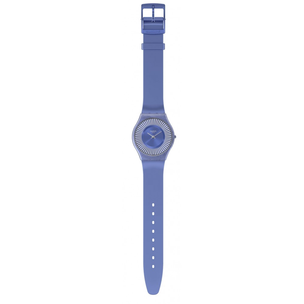 SWATCH METRO DECO Ρολόι Μωβ Λουράκι Σιλικόνης SS08N110