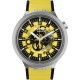 SWATCH BOLDEN YELLOW Unisex Κίτρινο/Μαύρο Λουράκι Σιλικόνης SB07S109
