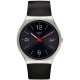 SWATCH SKINBLACK Μαύρο δερμάτινο λουρί SS07S100