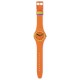 SWATCH PROUDLY ORANGE Unisex Ρολόι Πορτοκαλί Λουράκι Σιλικόνης  SO29O700