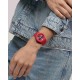 SWATCH PRIMARILY RED Unisex Ρολόι Κόκκινο Λουράκι Σιλικόνης SUSR407