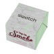 SWATCH UP IN SMOKEUP IN SMOKE Ρολόι Πράσινο Λουράκι Σιλικόνης SB03Z103