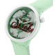 SWATCH UP IN SMOKEUP IN SMOKE Ρολόι Πράσινο Λουράκι Σιλικόνης SB03Z103