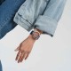 SWATCH ORANGE IN THE WORKS Unisex Μπλε Λουράκι Σιλικόνης SB07S114
