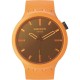 SWATCH CRUSHING ORANGE Ρολόι Πορτοκαλί Λουράκι Βιολογικής προέλευσης SB05O102