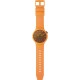 SWATCH CRUSHING ORANGE Ρολόι Πορτοκαλί Λουράκι Βιολογικής προέλευσης SB05O102
