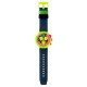 SWATCH SWATCH NEON TO THE MAX Ρολό Unisex Μπλε Λουράκι Βιολογικής προέλυεσης SB06J100