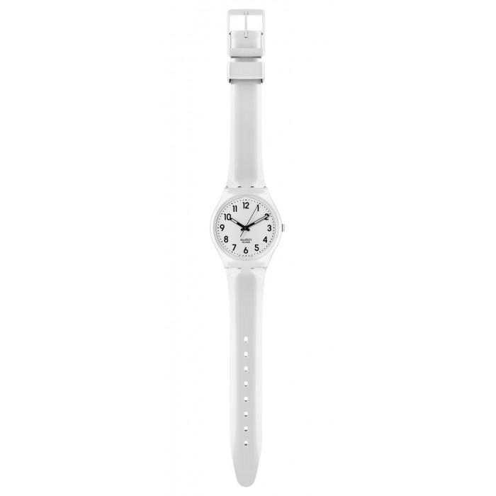 SWATCH JUST WHITE SOFT Λευκό Λουράκι Σιλικόνης SO28W107-S14