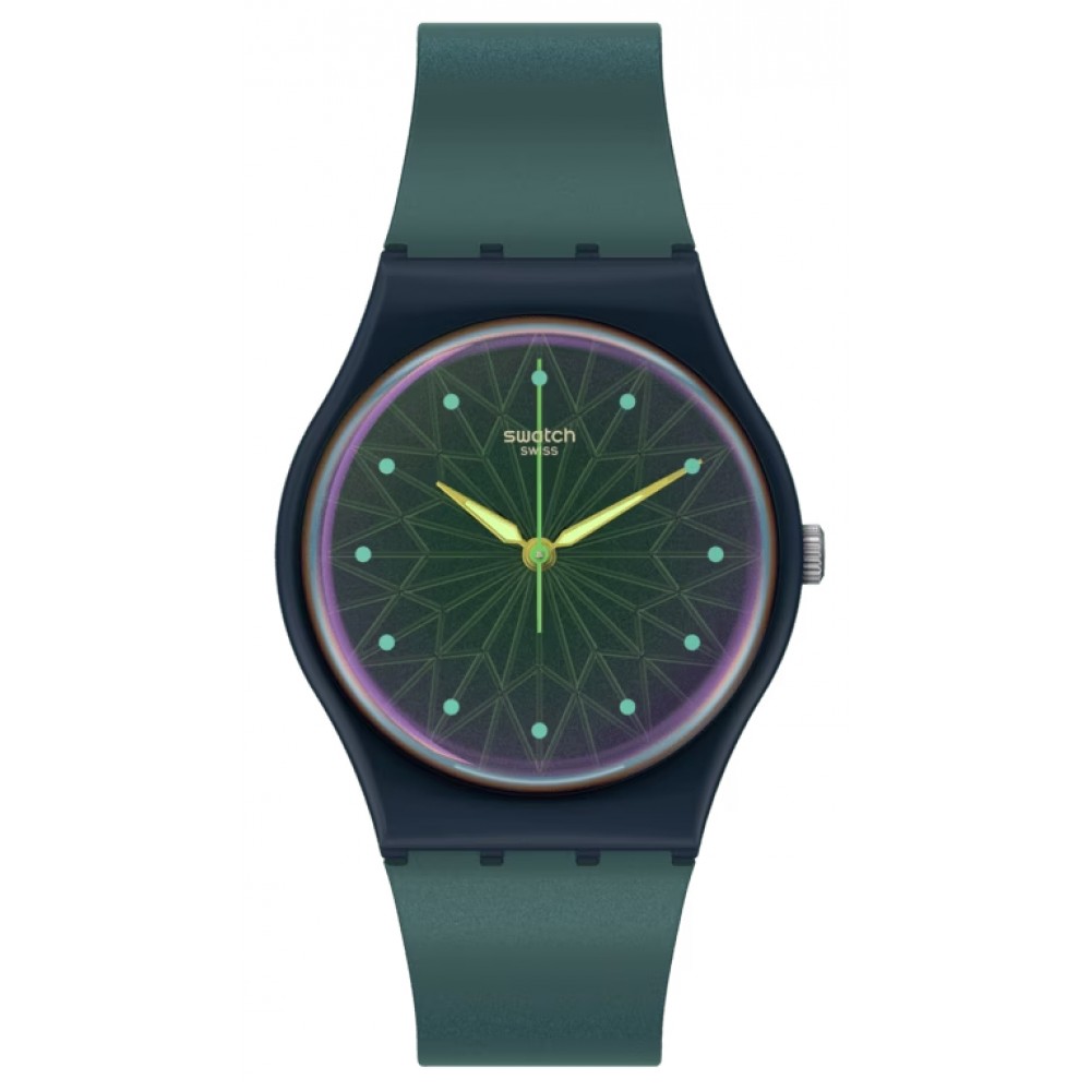 SWATCH DREAMING OF GEMSTONES Μπλε λουράκι σιλικόνης SO28N117