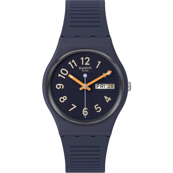 SWATCH TRENDY LINES AT NIGHT Μπλε Λουράκι Σιλικόνης SO28I700