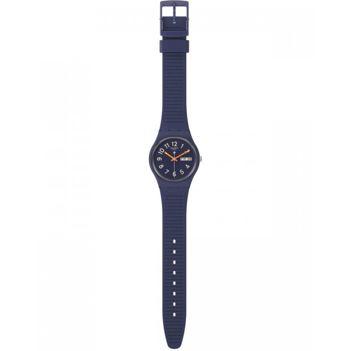 SWATCH TRENDY LINES AT NIGHT Μπλε Λουράκι Σιλικόνης SO28I700