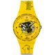SWATCH TIME WITH ANDY ANDERSON Ρολόι Κίτρινο Λουράκι Σιλικόνης SO29J101