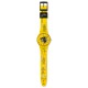 SWATCH TIME WITH ANDY ANDERSON Ρολόι Κίτρινο Λουράκι Σιλικόνης SO29J101