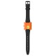 SWATCH BREAK TIME Ρολόι Unisex Μαύρο Βιολογικής Προέλευσης λουράκι SO34Z101