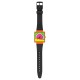 SWATCH BREAK TIME Ρολόι Unisex Μαύρο Βιολογικής Προέλευσης λουράκι SO34Z101