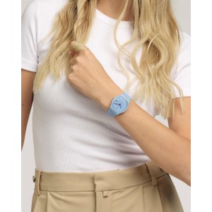SWATCH TRENDY LINES IN THE SKY Blue Silicone Strap SO28S704