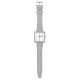SWATCH WHAT IF…GRAY? Ρολόι Unisex Γκρι Βιολογικής Προέλευσης λουράκι SO34M700