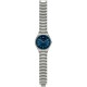 SWATCH SKIN SUIT BLUE Ρολόι unisex Ασημί Ανοξείδωτο Ατσάλι μπρασελέ SS07S106G