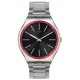 SWATCH RED GRAPHITE Ρολόι Unisex Ασημί Ανοξείδωτο Ατσάλι μπρασελέ  SS07S129G