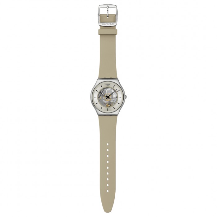 SWATCH QUARTZICLE Γκρι λουρί σιλικόνης SS07S145