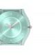 SWATCH PASTELICIOUS TEAL Ρολόι Γυναικείο Πράσινο πλαστικό Λουράκι SS08L100