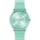 SWATCH PASTELICIOUS TEAL Ρολόι Γυναικείο Πράσινο πλαστικό Λουράκι SS08L100