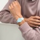 SWATCH TURQUOISE LIGHTLY Γυναικείο Ρολόι Πράσινο Λουράκι Σιλικόνης SS08G107