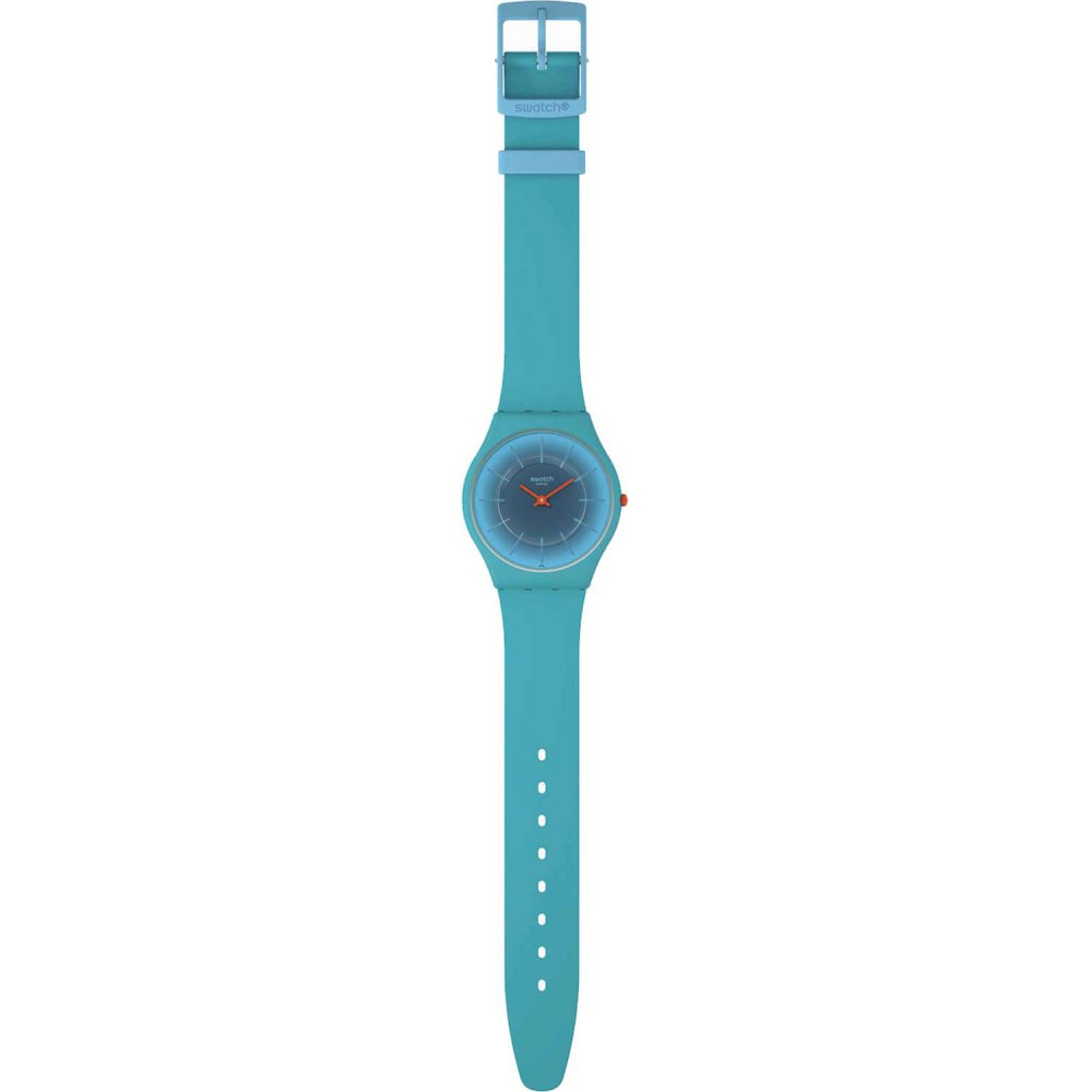SWATCH RADIANTLY TEAL Ρολόι Τιρκουάζ Λουράκι Σιλικόνης SS08N114
